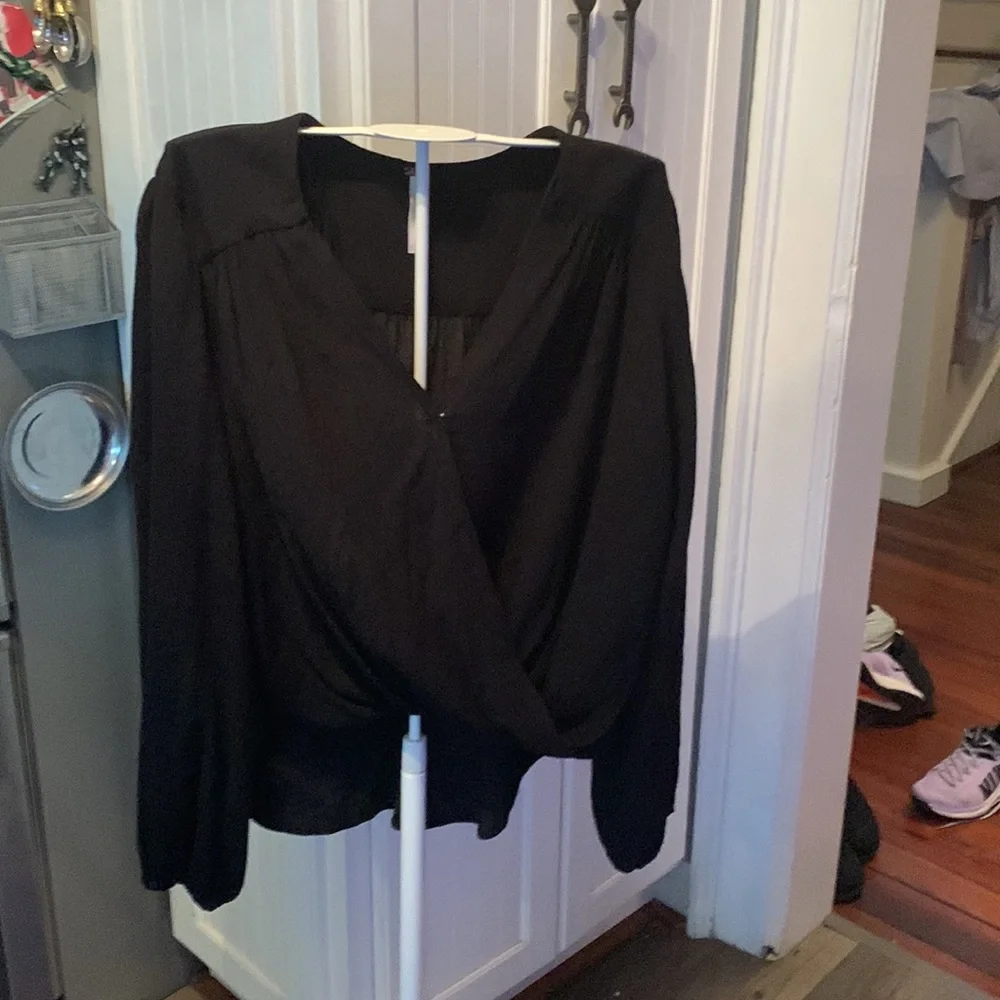 Free people Check it‎ out wrap top. NWOT. Retail 78